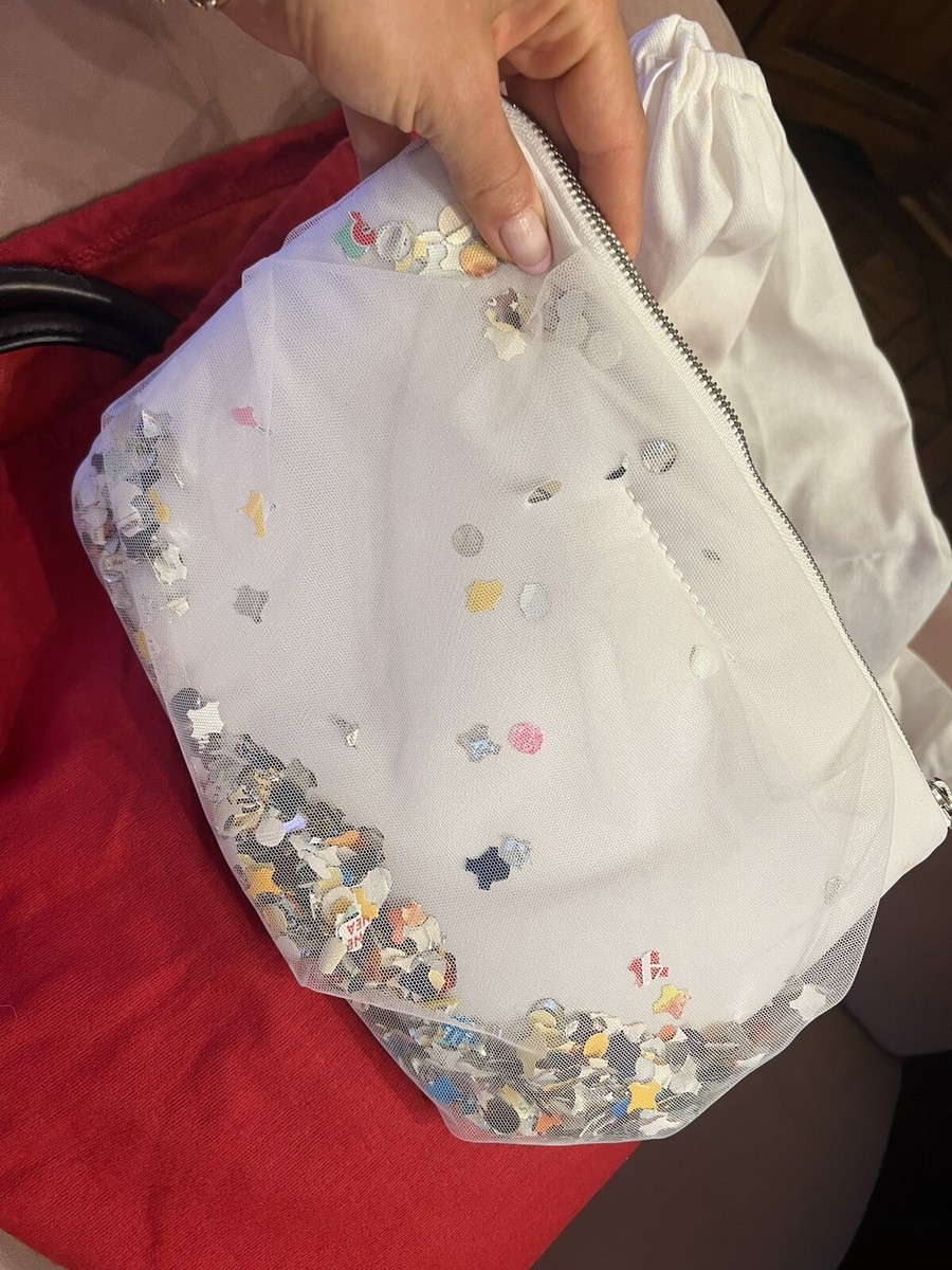 直営店購入★Maison Margiela★Clutch with spotted pattern MM6 MAISON MARGIELA Candy Confetti White Mesh Clutch Bag | eBay
