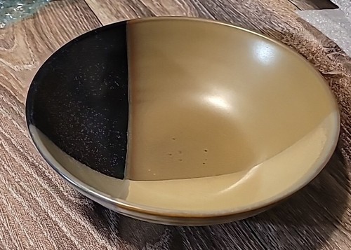 Sango Gold Dust Black 8" Bowl #5022 Stoneware (Discontinued) - Picture 3 of 8
