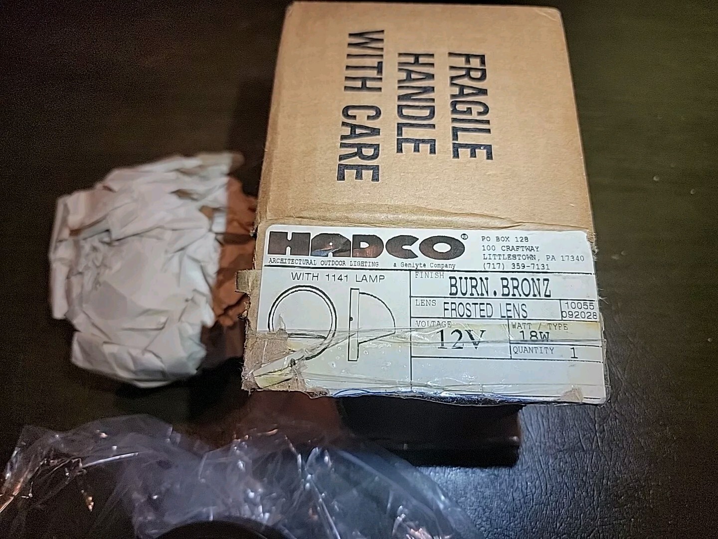 Hadco Box Hadco SRL2-H BRONZE Deck/Step Light 12 Volt 18 Watt In Box | eBay