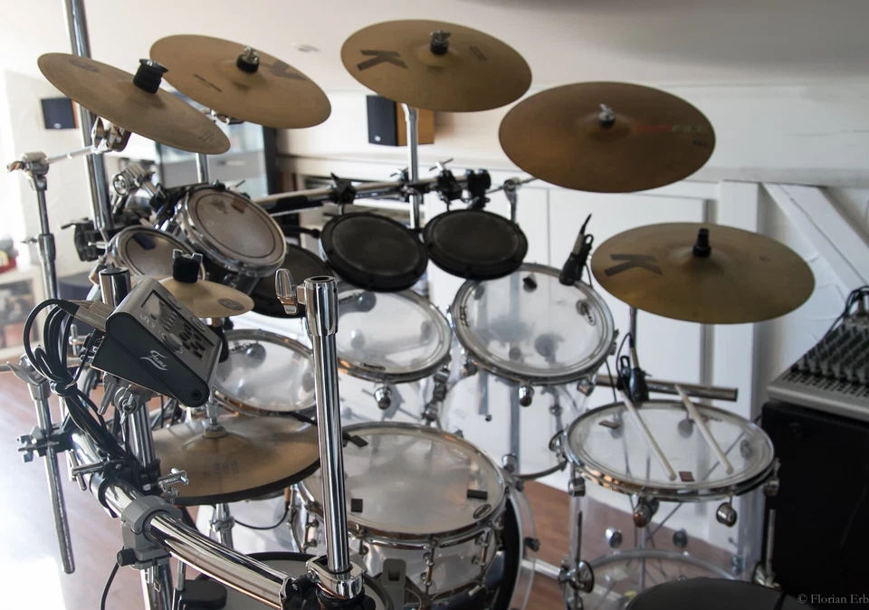 Schlagzeug Acryl Kirchhoff mit Wahan Snare 14'' - Bild 2 von 4