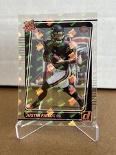 2021 Justin Fields RC Donruss Clearly Rated Rookie Holo SSP Chicago Bears 🐻🏈