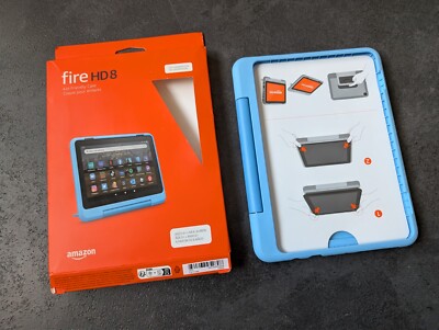 Amazon Fire HD 8 Kids 12. Gen 2022  8 Zoll Original Tablet Hülle   Blau