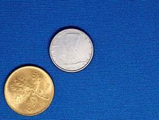 Errore conio -variante -rarissima -£. 5 Repubblica Italiana 1955 contornata