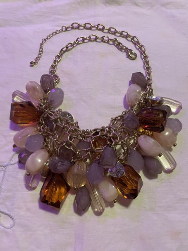 Vintage In Original Box Ross & Simons Goldtone Multi Layered Statement Necklace - Picture 2 of 10