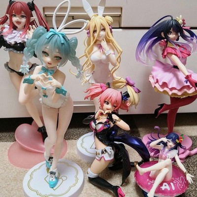 Hatsune Miku Date A Live Collectible Prize Figure Set of 6 Authentic Japan Anime