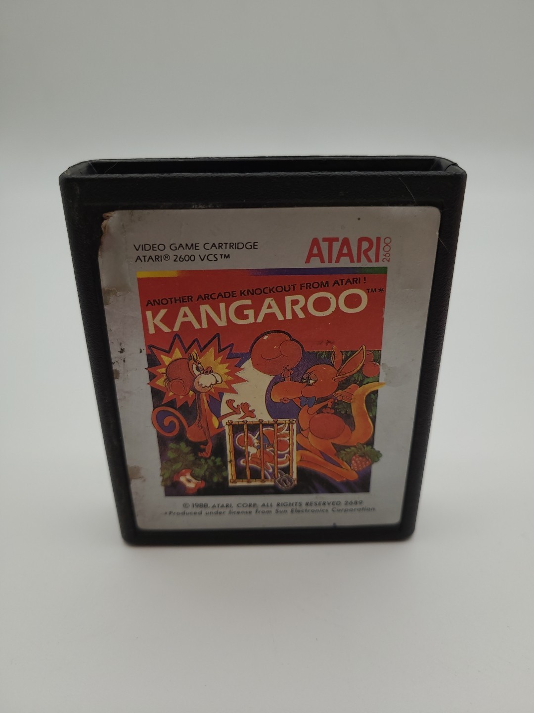 Atari 2600 Kangaroo Game Cartridge 1988 Retro Classic