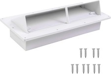 Range Hood Exhaust Vent Cover White for Motor...