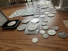 Silver Lot Dollar, Bullion,  AU/BU Halves Quarter Dimes