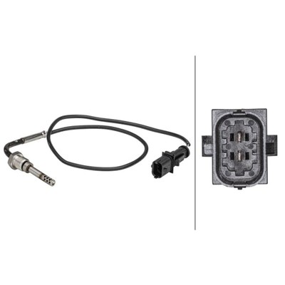 Hella Sensor für Abgastemperatur für Alfa Romeo 159 Brera Spider Lancia Delta