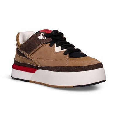 UGG GOLDENCUSH CHESTNUT / BLACK SUEDE ALL GENDER CLASSIC SNEAKERS
