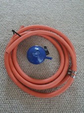 Lpg Butane Gas Regulator 3 Metre Hose Pipe And Clips Gas Flogas