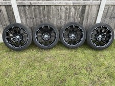 BMW M Sport MV2 18” ALLOY WHEELS WITH TYRES 8x18 IS20 8036947 Gloss Black E92 Z4