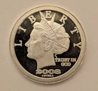 2008 1/10 oz .999 Fine Silver ~ $5 Norfed Liberty Round ~ BVNH