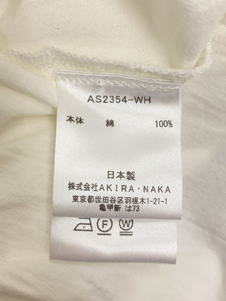 AKIRA NAKA◆Ivette curve label PO WH シャツ/ノースリーブブラウス/AS2354-WH// AKIRA NAKA Other Ivette Curve Label PO WH Shirt Sleeveless