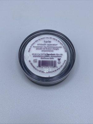 Tarte Smooth Operator Amazonian Clay Finishing Powder. 0.07 oz 2.2 g Travel