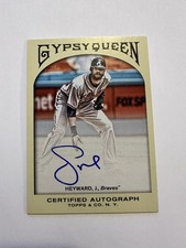 2011 Topps Gypsy Queen Jason Heyward Certified Autograph Card Atlanta Braves