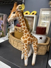 Vintage Steiff Bendy Giraffe Plush Stuffed Animal Small 0755/28