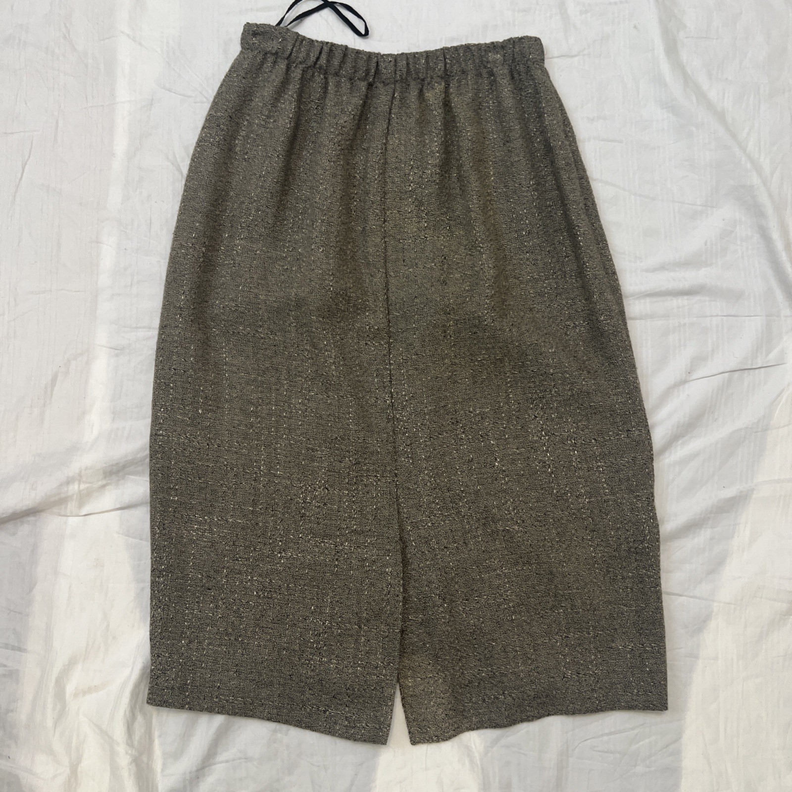 Vintage In Cinq Women’s Skirt Suit Size 8  Plaid Tweed Jacket Pencil Skirt Set