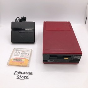 Nintendo Famicom Disk System Console New Belt RAM Adapter set Japan Tested