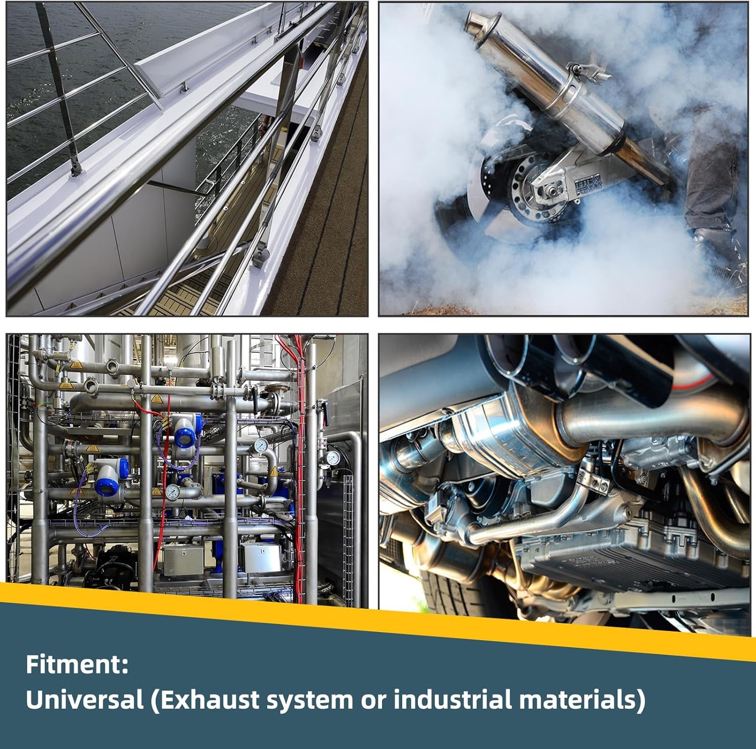 3.5" 89MM T304 Stainless Steel Straight DIY Custom Mandrel Exhaust Pipe Tube