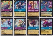 Lorcana Anna 8 card Lot Regular NM