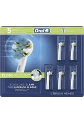 Oral-B FlossAction Electric Toothbrush Replacement Brush Heads Refills, 5 Count