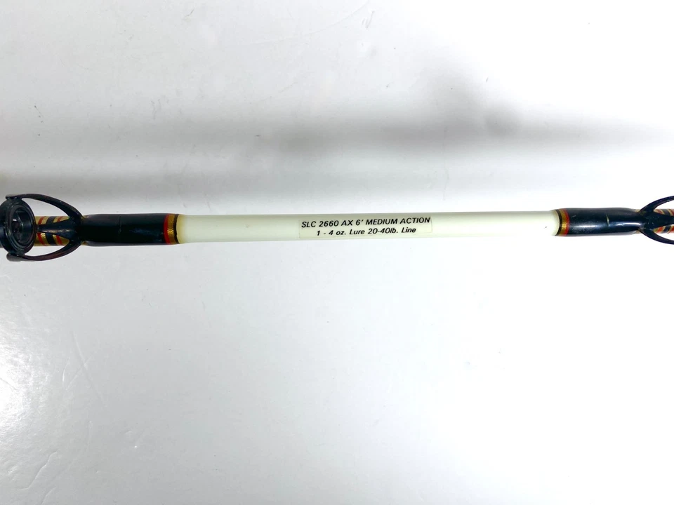 PENN SLAMMER SLC 2660 AX 海上大型游戏船竿 ~ 6 英尺 ~ 20-40 磅 ~ 完好 — 第 3/4 张图片