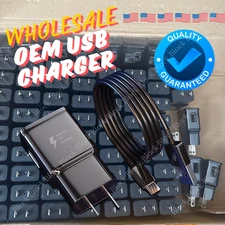 Adapter Fast Charger Type C Phone Charging Cable For Samsung Galaxy Android Lot