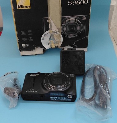 Nikon coolpix s9600 ブラック デジタルカメラ Nikon COOLPIX S9600 16.0MP Digital Camera - Black for sale online