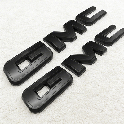 #ad #ad Front amp; Rear Overlay Emblem Black kit For GMC Sierra 2019 2025 Canyon 23 Badges $37.34