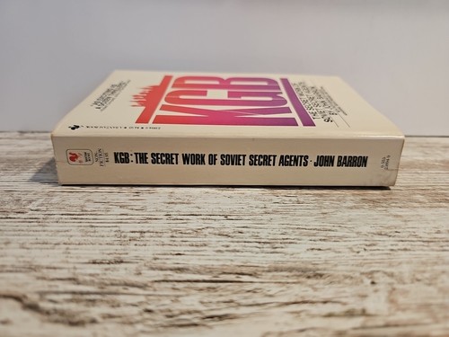 KGB John Barron Secret Work Soviet Agents Mass Market Paperback Political Spies - Picture 3 of 9