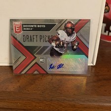 2018 Panini Elite Draft Picks - Draft Picks Devonte Boyd #170 Auto Rookie