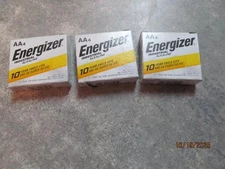 12 Energizer Industrial AA Alkaline Batteries (EN91, LR6) expire 12-2034