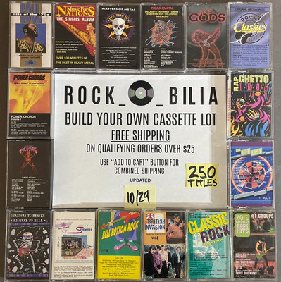 V/A K-TEL Greatest Hit BUILD YOUR LOT CASSETTE Tapes BUY $25 GET FREE SHIPPING