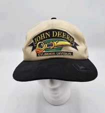 Vintage John Deere Cylinder Division Adjust Strap Hat K Products Made In USA