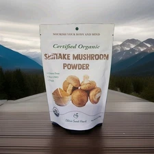 SHITAKE Mushroom Powder Organic 6 oz (170g) by Cherie Sweet Heart