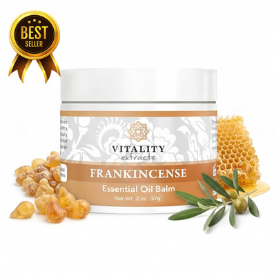 Extracts Frankincense Balm - 2Oz, Boswellia Serrata, Beeswax, Olive Oil, Moistur