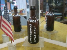 *SCARCE* ORANGE/AMBER/RED~1852 JOHN RYAN~EXCELSIOR GINGER ALE~SAVANNAH, GA_