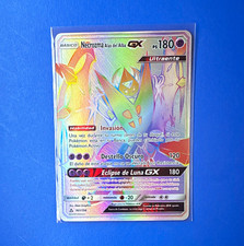 Ali dell'Alba Necrozma GX 161/156 Arcobaleno Spagnolo Segreto Raro Pokemon Ultra Prisma
