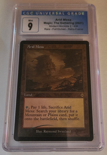Arid Mesa Modern Horizons 2 Rare Foil Etched Retro #436 EN CGC 9