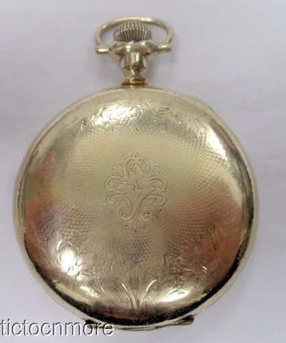 ANTIQUE HAMILTON GRADE 975 MODEL 1 17j 16s HUNTER CASE POCKET WATCH REED 1909
