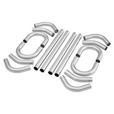 Exhaust Pipe Kit Mild Steel DIY Custom Exhaust Kit Tubing Mandrel