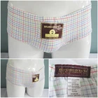 Vintage Bruno D'Este Briefs 1980s Mens Underpants Unused Deadstock Checked 31"