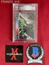 2002 Topps #14 Green Goblin card signed by James Franco Beckett Slabbed