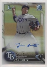 2016 Bowman Chrome Prospects Refractor 158/499 Jaime Schultz #BCAP-JS Auto 0x1