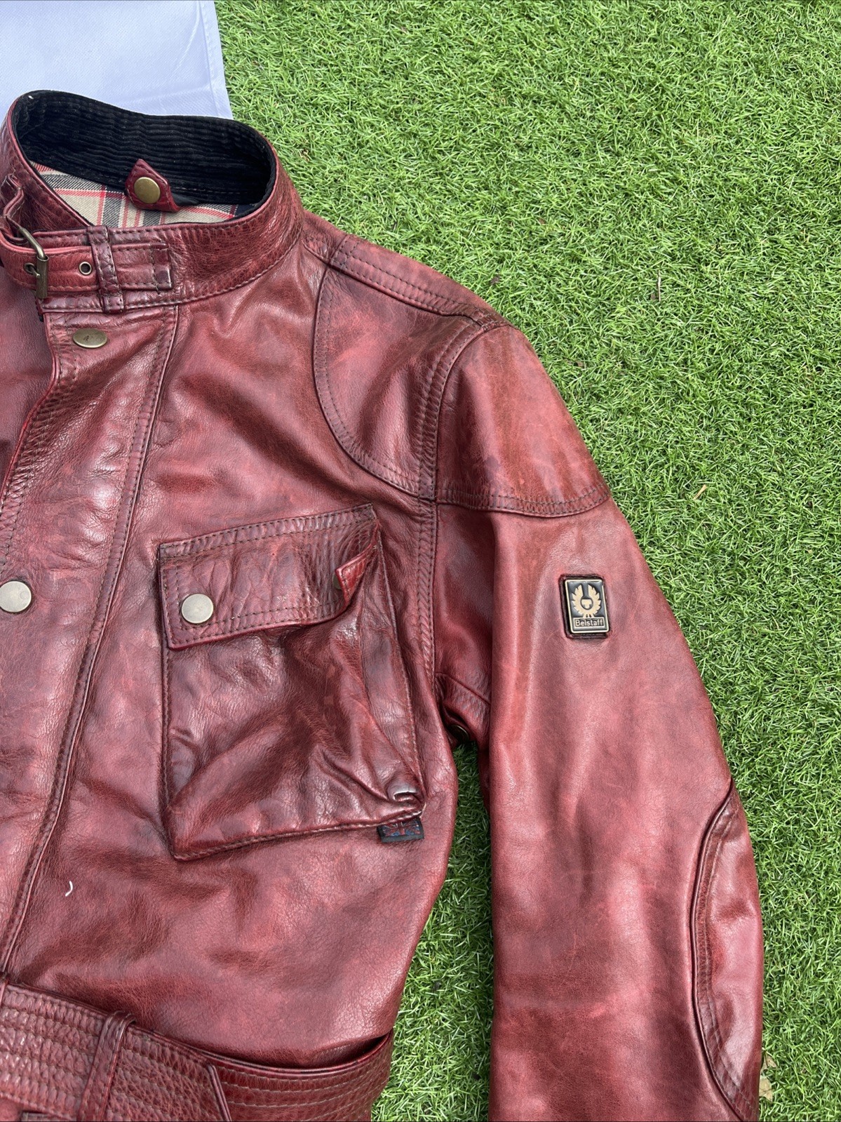 BELSTAFF PANTHER 1966 JACKET RARE OXBLOOD SMALL MEDIUM TRIALMASTER  RRP£1345 image 2