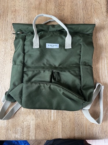 Kind Bag London Bag Olive Green Hackney Backpack Soft Sided