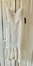 Guess White Lace Dress NWt