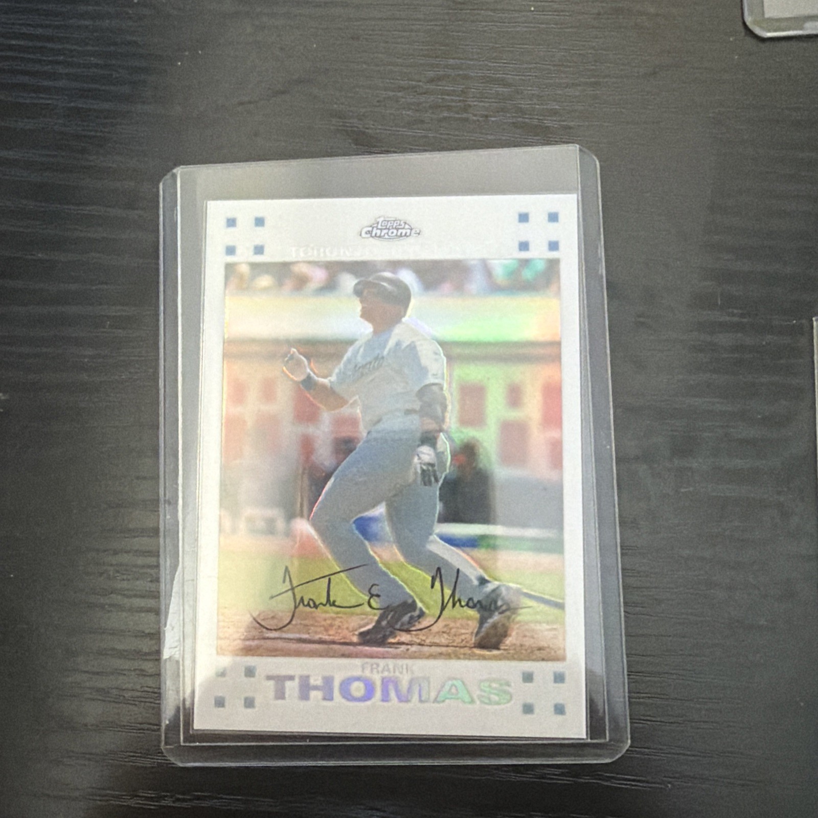 Frank Thomas 2007 Topps Chrome #/660 WHITE REFRACTOR #116 - "THE BIG HURT"