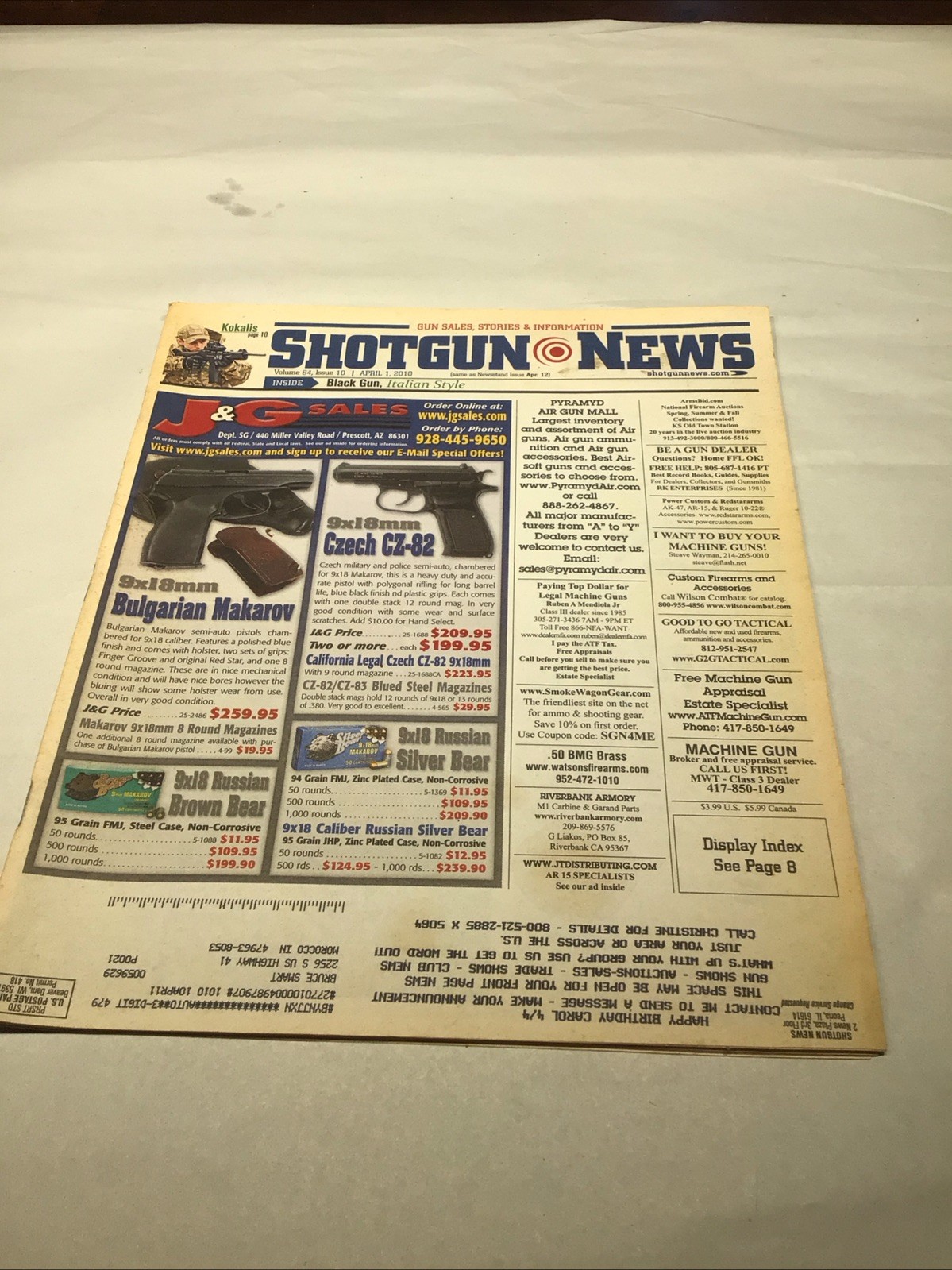 Vintage Shotgun News April 1,2010 Magazine
